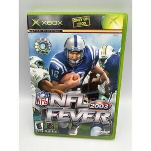 Microsoft Xbox Live NFL Fever 2003 Sports Simulation Video Game